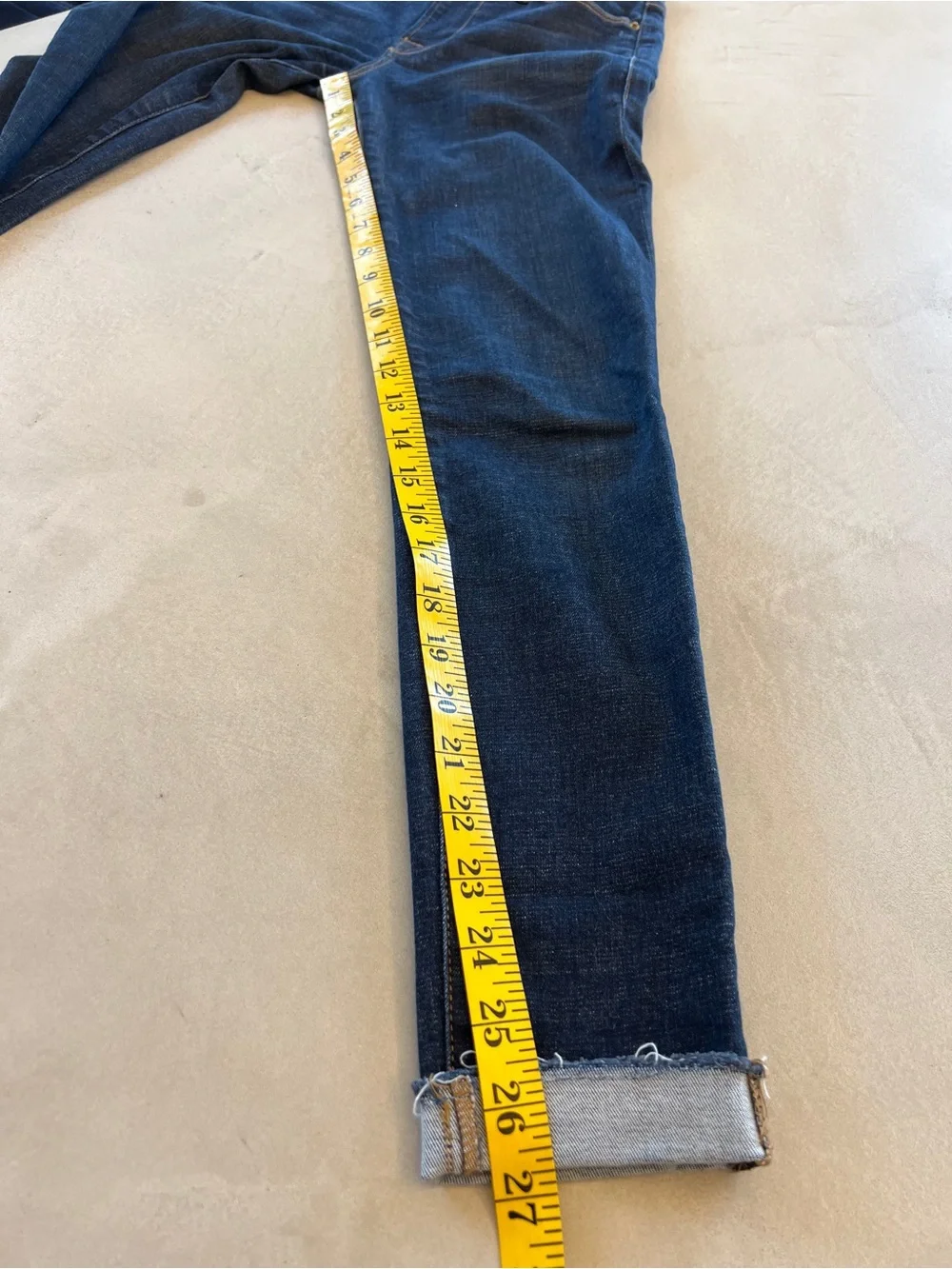 FRAME Le High Skinny High Waist Jeans - Dark Indigo size 24 - Picture 13 of 14
